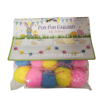 Easter POM POM Garland